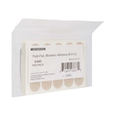 Mckesson Beige Protective Pad, Size 101 Narrow, 100PK 30137
